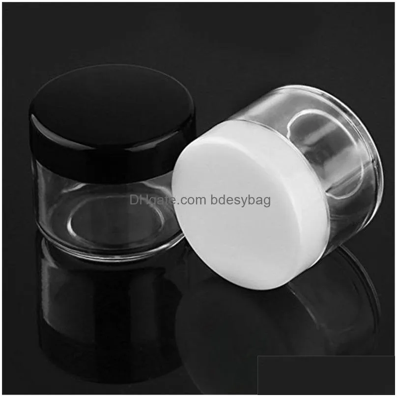 Packing Bottles Wholesale 10G 15G 20G Empty Cosmetic Container Plastic Jar Pot Eyeshadow Makeup Face Cream Lotion Refillable Bottle Pa Dh0Sz