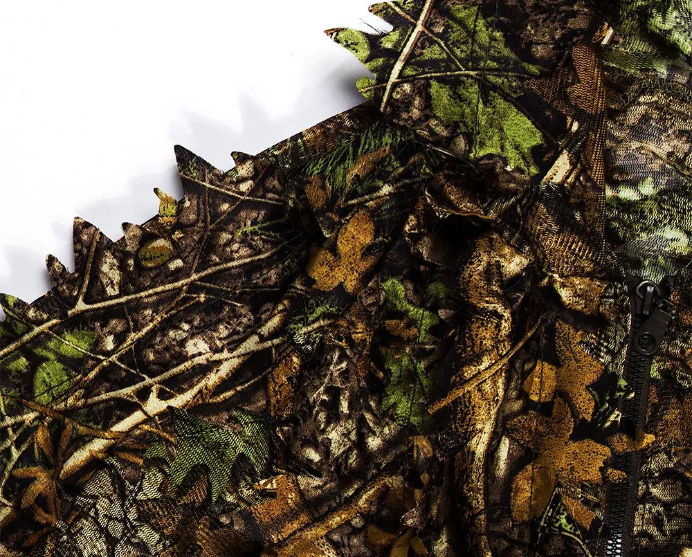 Clothing Camouflage Leafy Jungle Suit Set 3d Leafy Ghillie Suit for Hunting Birding