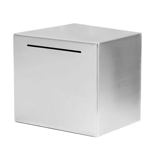 Novelty Items Safe Piggy Bank Made of Stainless Steel Safe Box Money Savings Bank for Kids Can Only Save the Piggy Bank That Cannot Be Taken