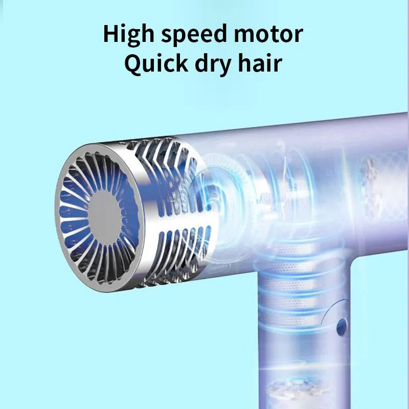 Hair Dryers Ionic Hair Dryers Professional Salon Quick Drying Hair Dryers for women with Concentrator Nozzle Lightweight Blow Dryer