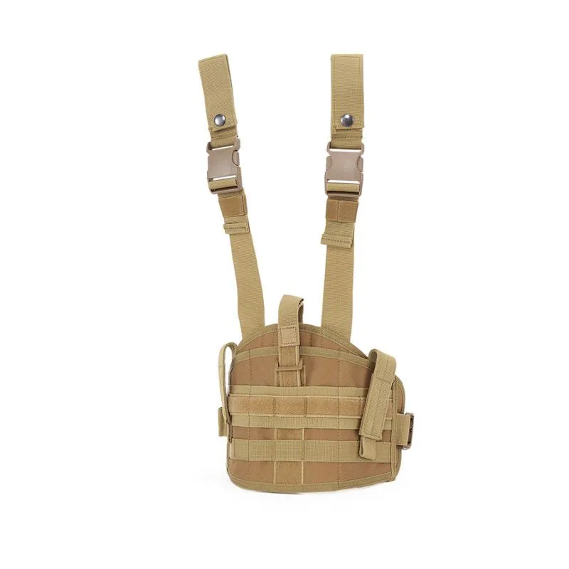 Outdoor Sports Airsoft Gear Assault Combat Bag Molle Pack Accessory Tactical Fast Molle Leg Strap Platform Pouch NO17-405