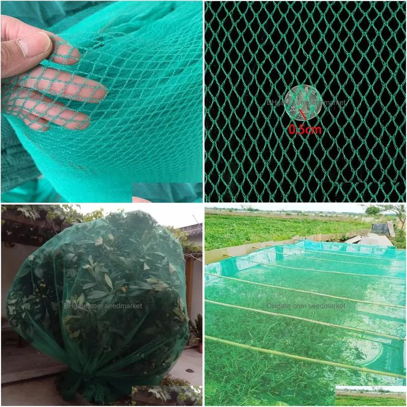 netting 0.5 cm cell garden net fence net fruit tree antibird chicken antihail net pond breeding fishing net