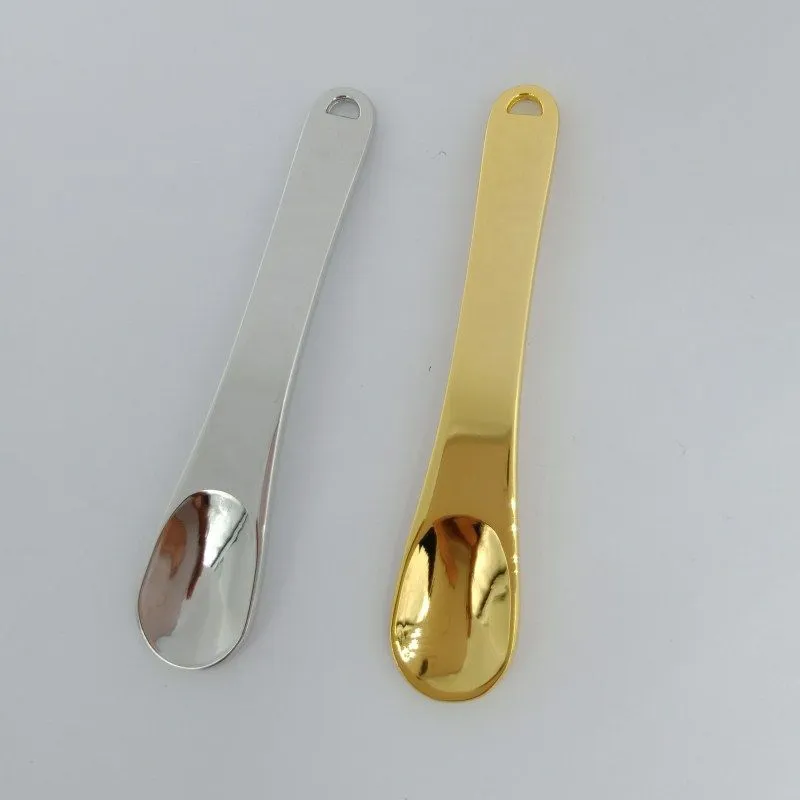 Newest Nice Gold Silver Spoon Spice Powder Shovel Portable Scoop Innovative Design For Snuff Snorter Sniffer Smoking Pipe Tool