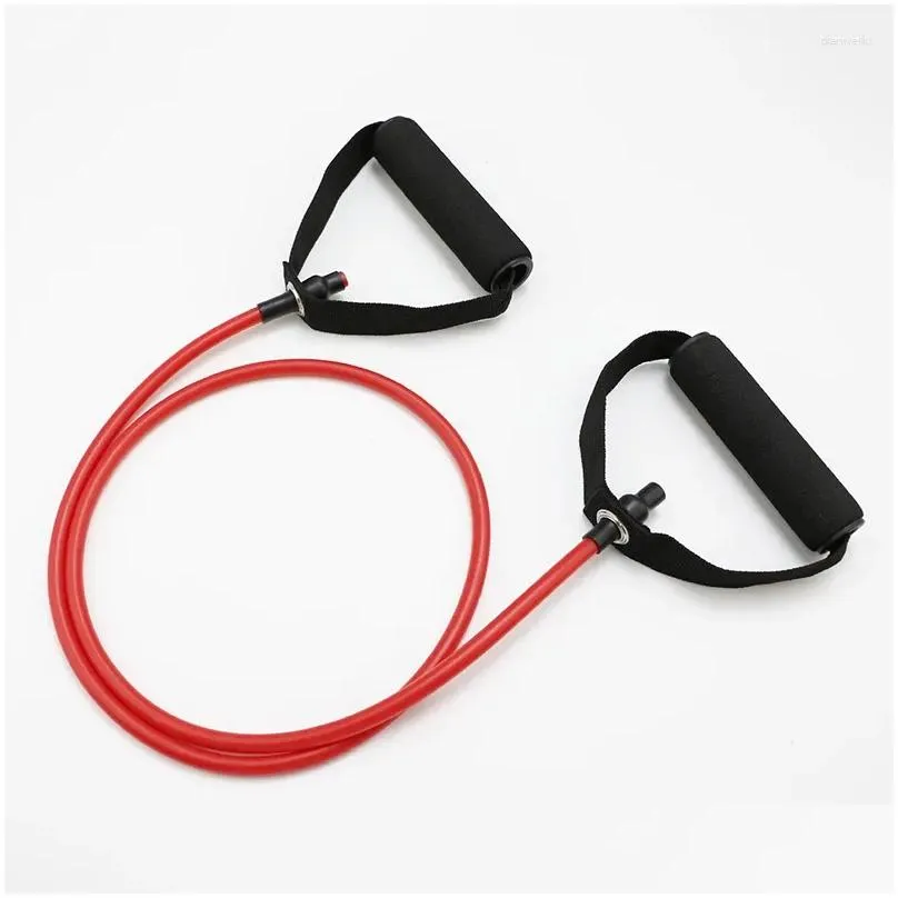 Resistance Bands 5 Levels With Handles Elastic Sports Bodybuild Tube Workout Strength Training