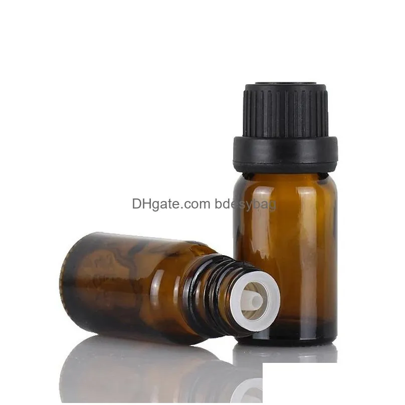 Packing Bottles Wholesale Glass For Essential Oils Dropper Vials With Orifice Cap Aromatherapy Per Samples Diy Supplies Tool Drop Deli Dh0Wj