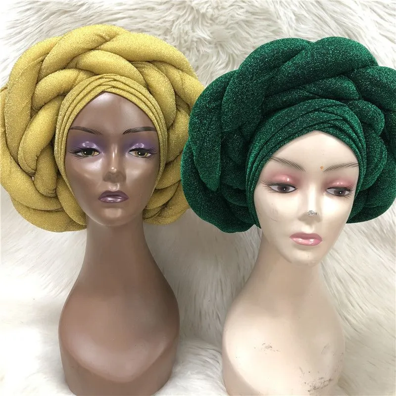 Other Event Party Supplies Turban Cap Big Size Women Turban Cap For African Hats Nigerian Turban Gele selling auto gele 230923