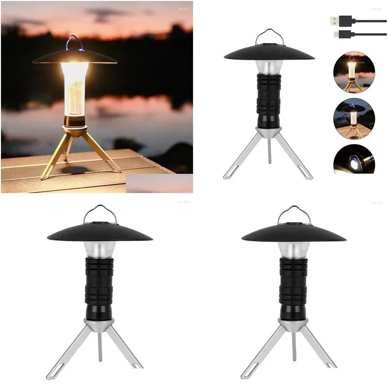 Portable Lanterns 1 PCS Multifunctional Camping Light Outdoor Lantern With Magnetic Emergency