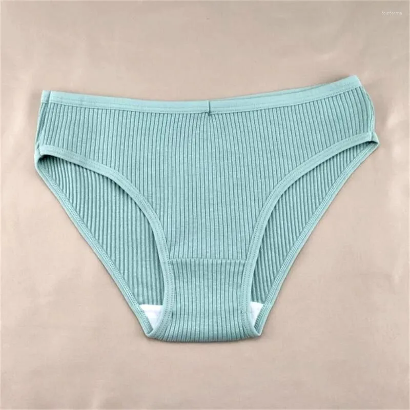 Women`s Panties 3Pcs/Pack M-XXL Simple Ribbed Cotton Briefs Women Pack Plus Size Sexy Ladies Comfortable Underwear Pantys Lingerie