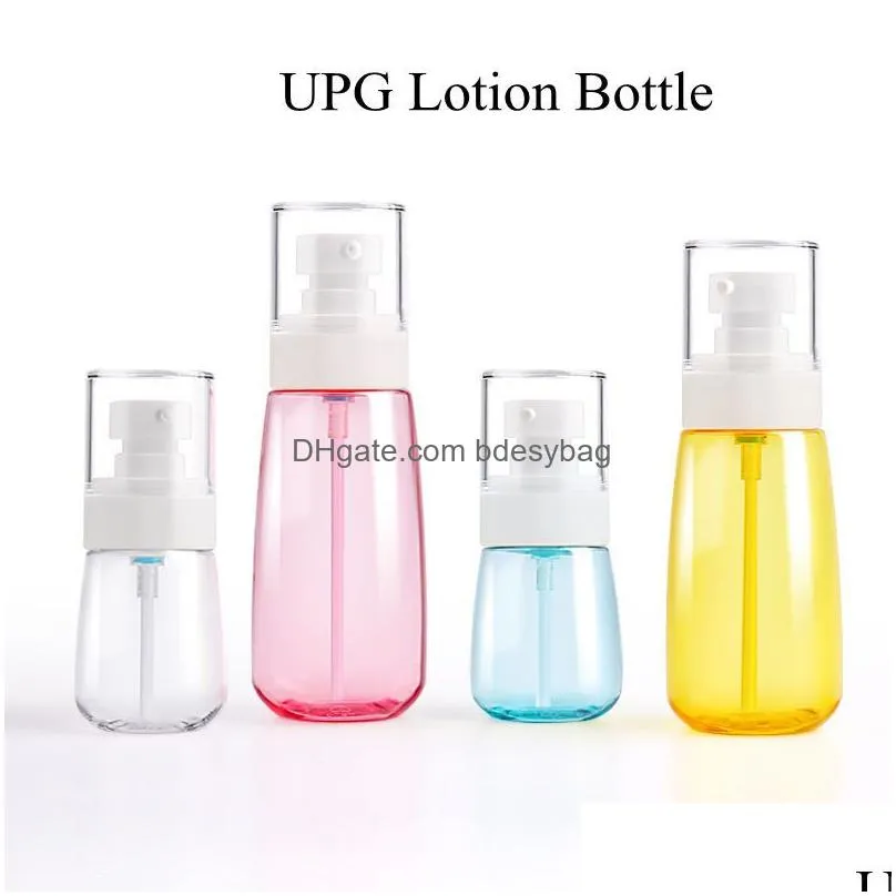 Packing Bottles Wholesale 30Ml 60Ml 80Ml 100Ml Plastic Empty Bottle Protable Lotion Pump Container Refillable Travel Cosmetic Dispense Dhbzi