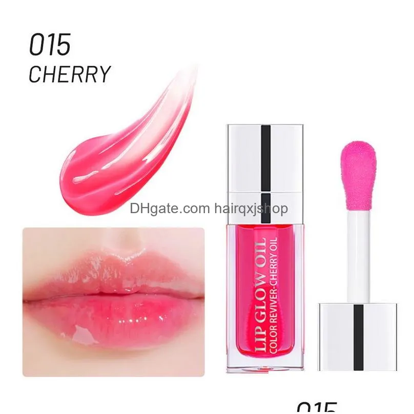 Lip Gloss Diy Makeup Oil Lipgloss Cherry Inused Plum Color-Awakening Nutritious Glossy Moisturizer Transparent Glossier Ibcccndc Luxur Dhmek