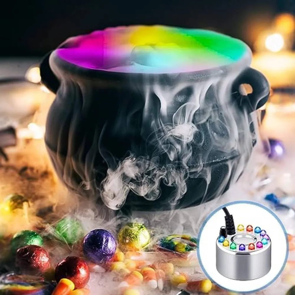 Other Event Party Supplies 24pcs Ultrasonic Mist Maker Fogger Halloween Decor Ornament Water Fountain Pond Fog Atomizer Air Humidifier with USB Adapter