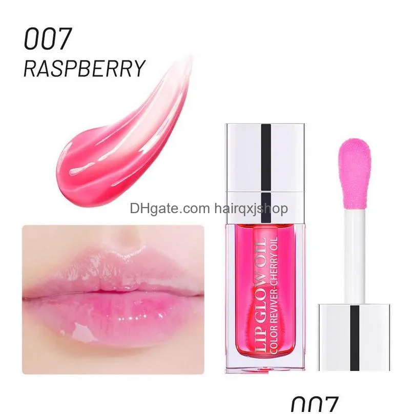 Lip Gloss Diy Makeup Oil Lipgloss Cherry Inused Plum Color-Awakening Nutritious Glossy Moisturizer Transparent Glossier Ibcccndc Luxur Dhmek