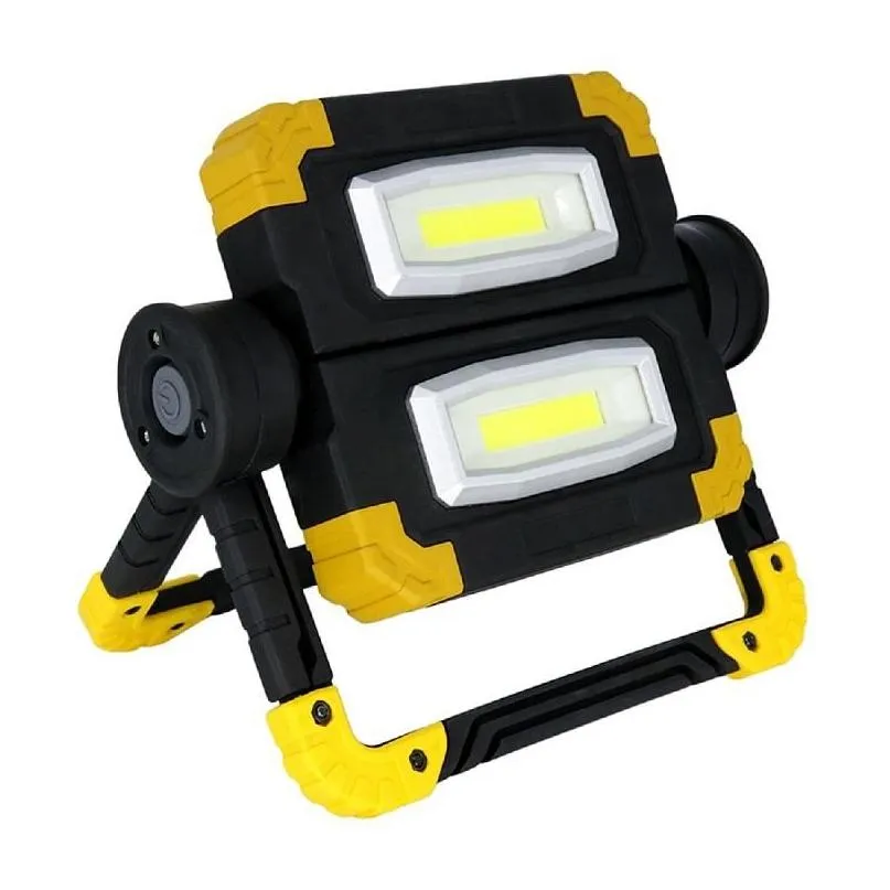 150W NEW Work Lamp USB Rechargeable Outdoor Portable Searchlight Camping Light Double Head COB Anti-fall Flood Campe Spotlight