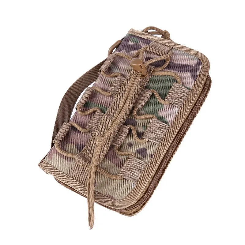 Outdoor Sports Tacitcal Wallet Molle Backpack bag Vest Gear Accessory Camouflage Multi functional Nylon Pack NO11-954