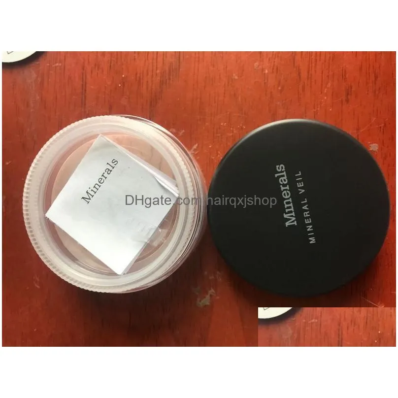 Face Powder Drop Ship 6G Minerals Shimmer Loose Foundation Skin Clearing Medium Beige 2.5N /Original Mineral Veil With Batch Code Deli Dhios