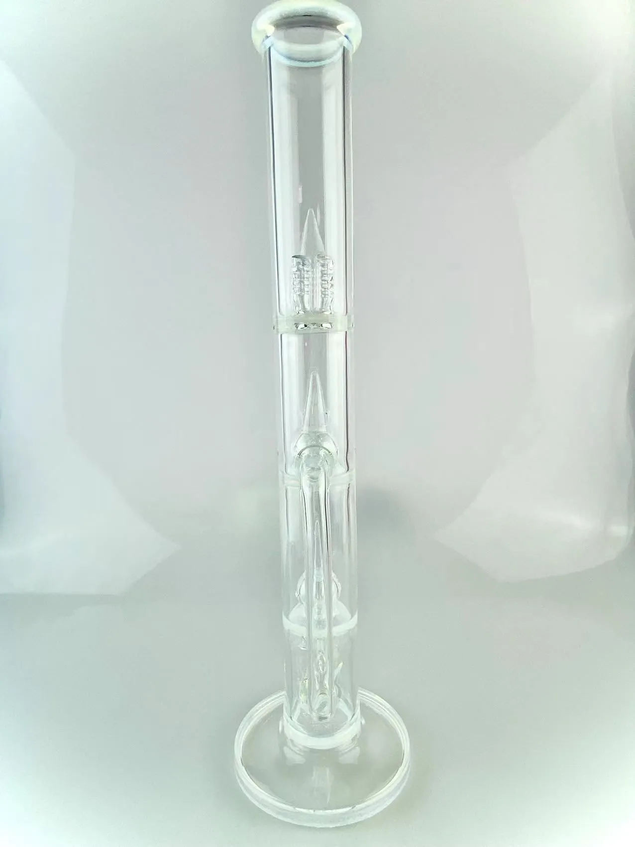 Smoking Pipes secret white treecycler flower bong high quality 18mm joint 18 inch