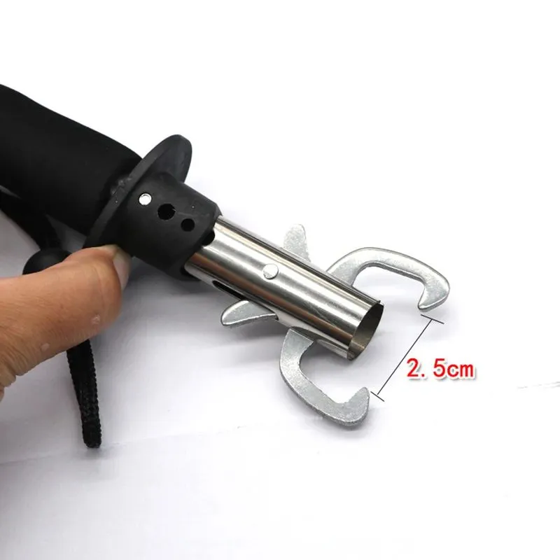 Tools Fishing Gripper Portable Stainless Steel Fish Lip Controller Handle Grab Fishing Tackle Plier Holder for Fishing Tool