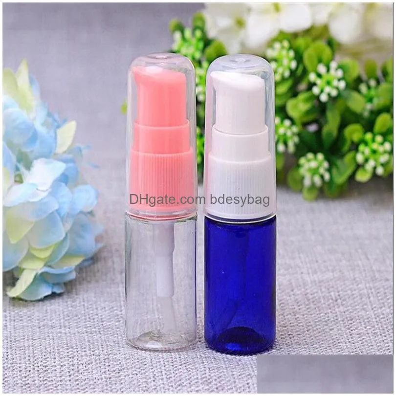 Packing Bottles Wholesale 10Ml Empty Plastic Lotion Bottle Refillable Container Portable Travel Jar Shampoo Shower Gel Sample Storage Dhlyq