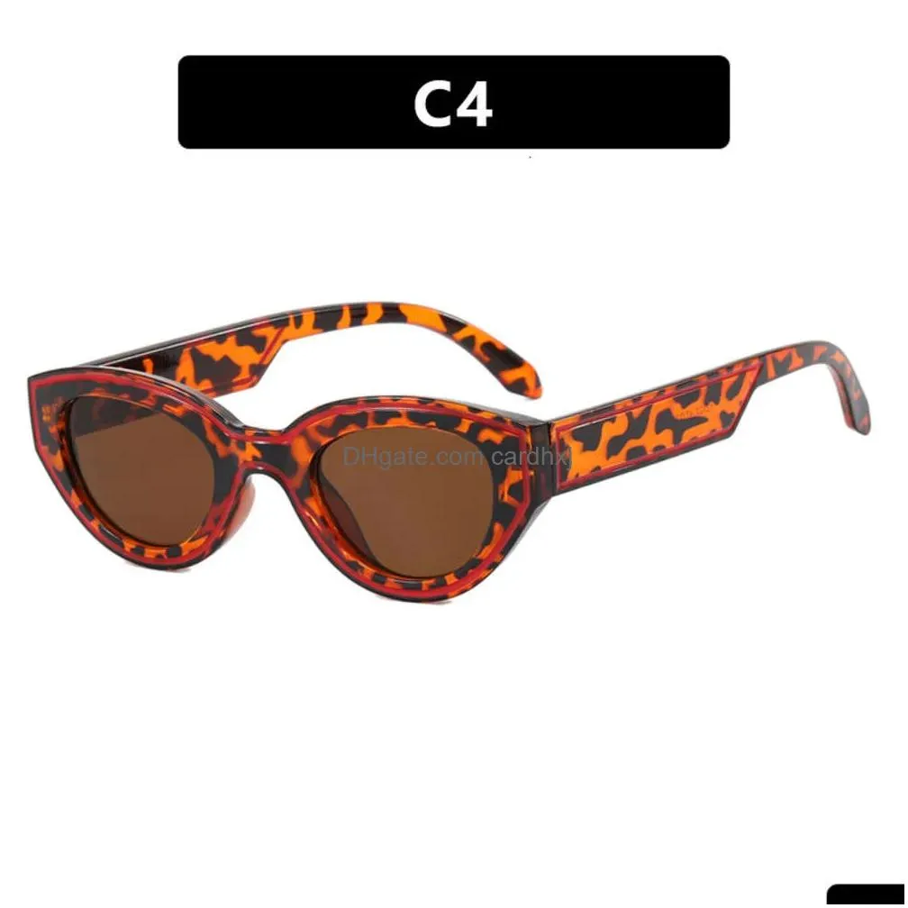 Sunglasses Painted Cat Eyes 2024 New Fashion Personalized Street Po Trendy Men And Drop Delivery Accessories Dhfho