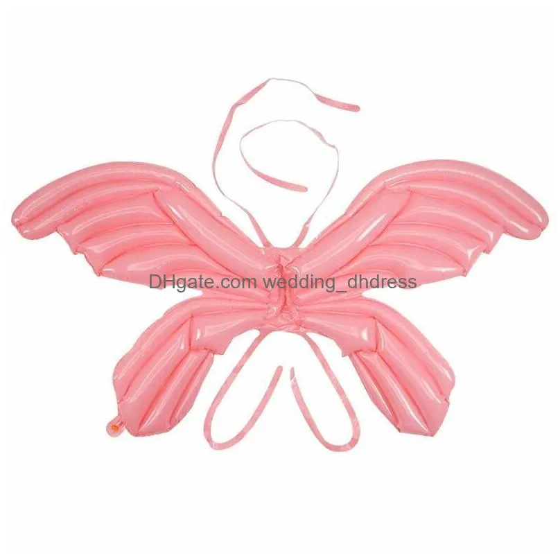 animal decoration balloons back hanging butterfly aluminum film angel strap wing baby shower childrens day toy ballons wedding birthday party foil globos