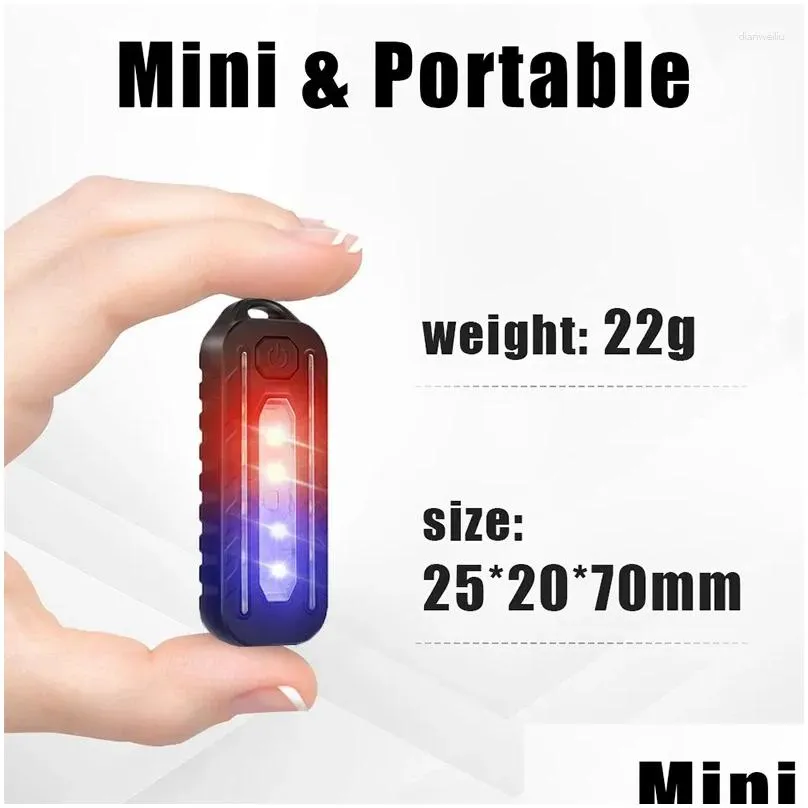 Portable Lanterns Cycling Taillight Bicycle Lights Bike Safety Warning Light LED Shoulder Clip USB Rechargeable Waterproof