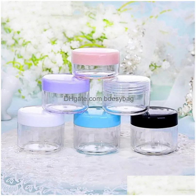 Packing Bottles Wholesale 10G 15G 20G Empty Container Plastic Jar Pot Eyeshadow Makeup Face Cream Lotion Cosmetic Refillable Bottle Dr Dhofi