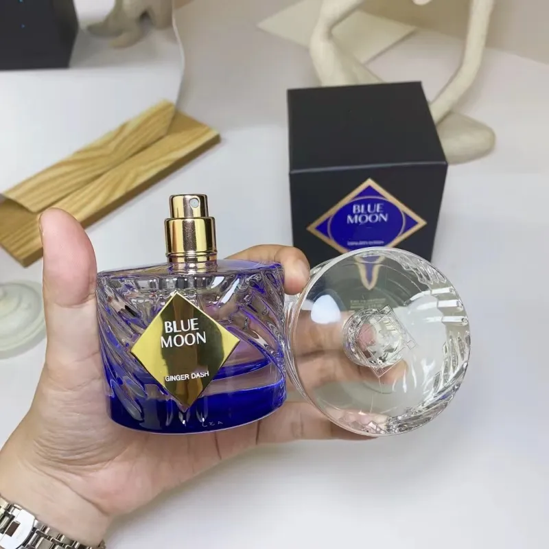 Luxuries Designer perfume 50ml blue moon incense charming EDP women Parfum good smell long time leaving lady body mist high quality fast ship