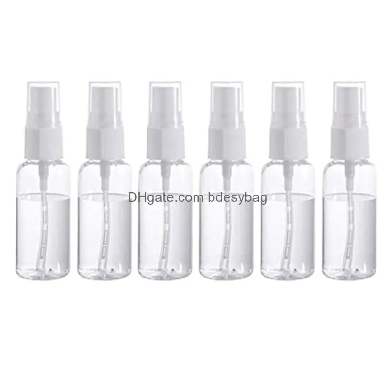 Packing Bottles Wholesale 30Ml 1Oz Empty Clear Spray Bottle Portable Refillable Fine Mist Per Atomizer For Cleaning And Travel Drop De Dhs5R