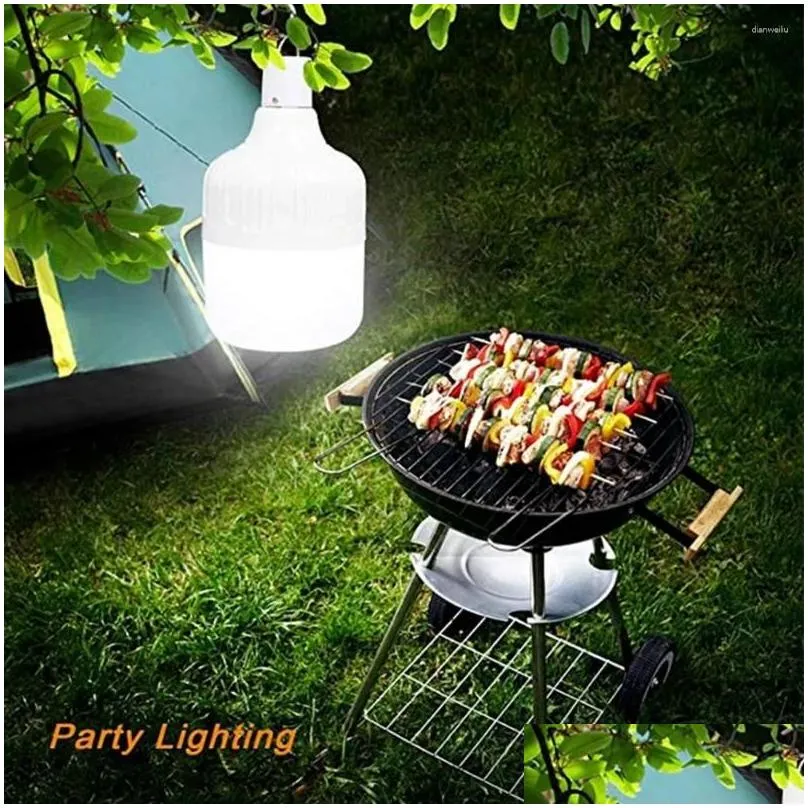 Portable Lanterns Emergency Lights Long Bright Waterproof Tent Light For Garden Lighting WWO66