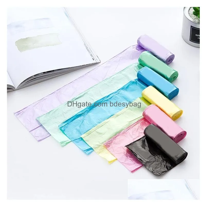 Trash Bags 75Pcs Garbage Vest Style Storage Bag For Home Kitchen Waste High Quality Flat Top Drop Delivery Garden Housekeeping Organiz Dhtjl