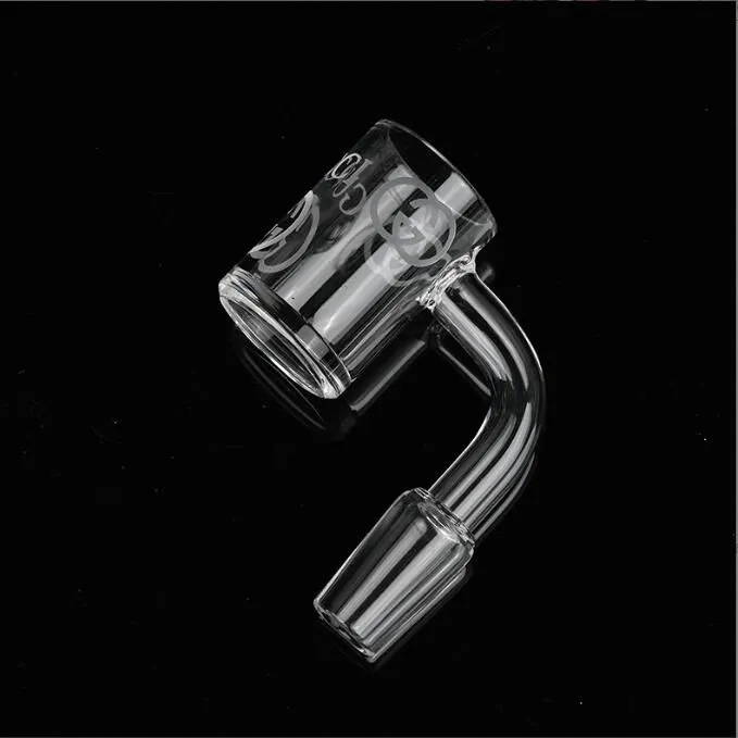 25mm OD Opaque 4mm Bottom Smoking 14mm quartz banger nail 10mm 18mm male female for Dab Rig Glass Bong Bowl Pipes Adapter