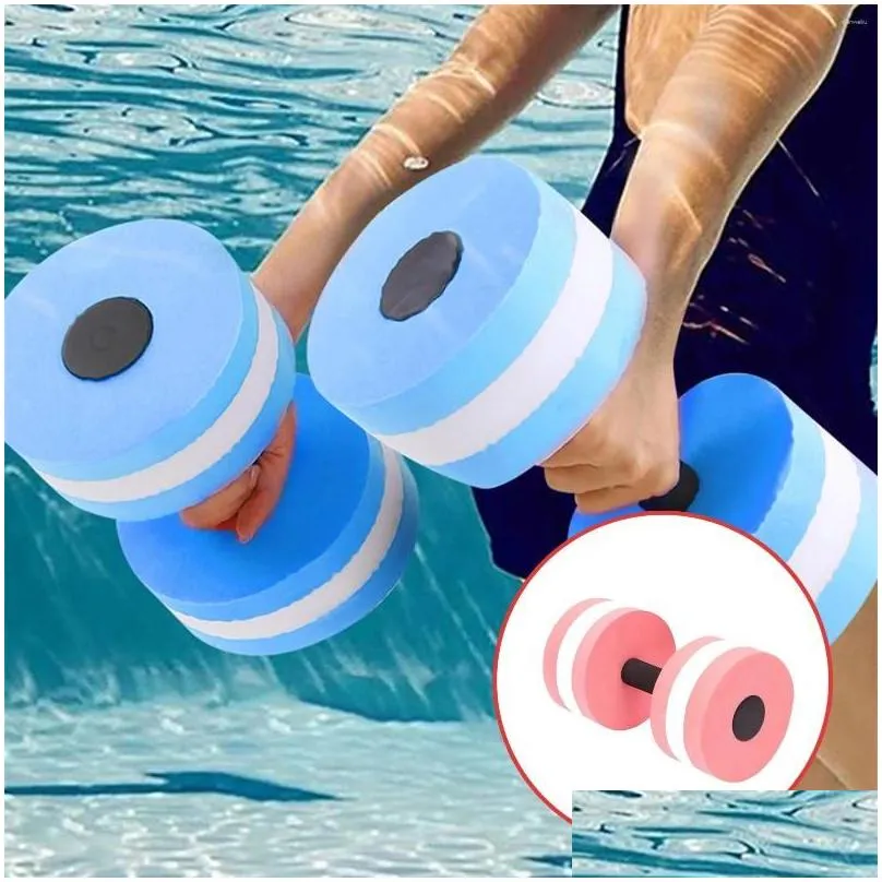 Dumbbells 1Pc Multicolor Floating Water Dumbbell Pool Fitness Equipment Aquatic Exercise For Sports Women Men Children