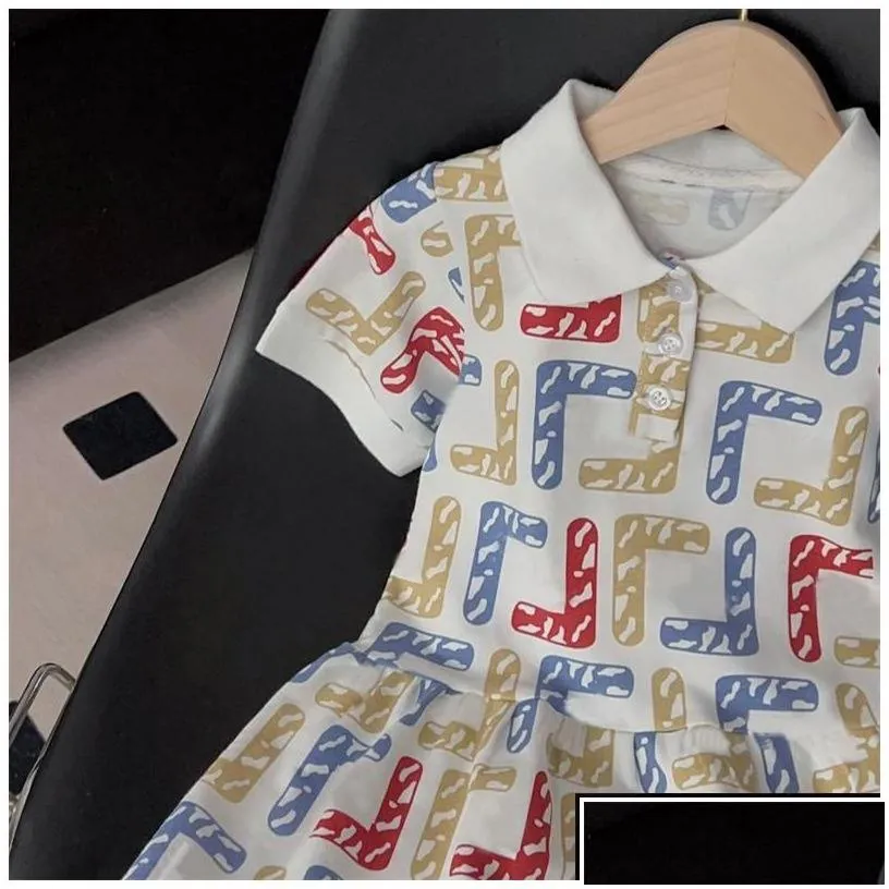 clothing sets baby girls designer dress kids luxury clothing sets skirt childrens classic clothes letter dresses drop delivery baby k