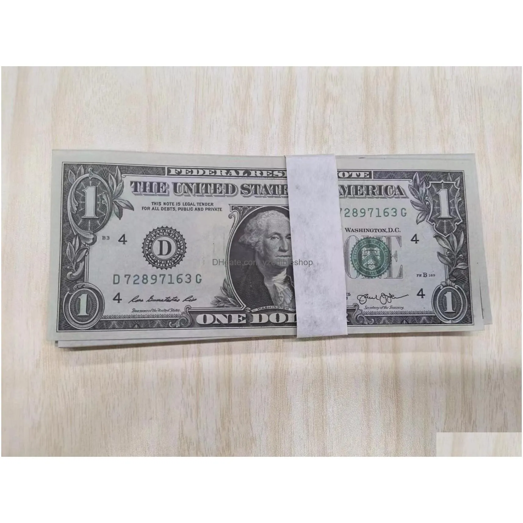 copy money actual 12 size authentic-looking us dollar cash currency - perfect for film theater and educational purposes festival f