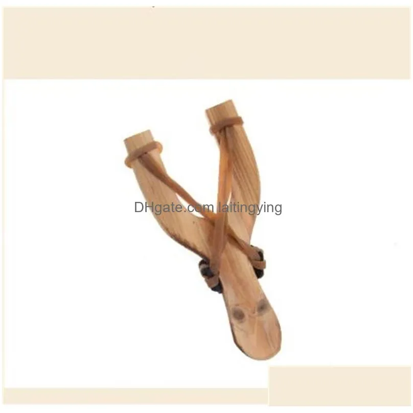 wooden interesting slings string outdoors material hunting quality catapult rubber fun traditional chilsren toys top props jsuea 1020