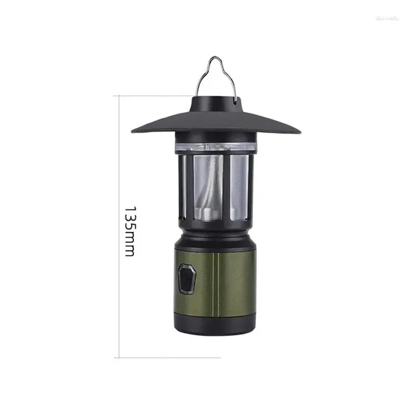 Portable Lanterns Outdoor Lighthouse Camping Light Type-C3 Rechargeable Home LED Camp Tent Emergency