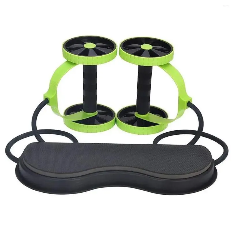 Resistance Bands Abdominal Fitness Wheel Roller Easy To Store Elastic Puller Band For Home Training Exercise