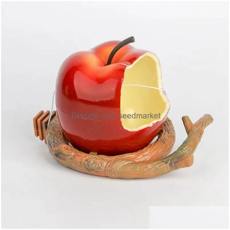 feeding 1pc funny fruit shape bird parrot feeder orange pomegranate food water feeding bowl container feeders for crates cages coop