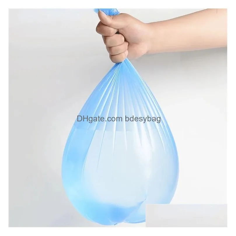 Trash Bags 75Pcs Garbage Vest Style Storage Bag For Home Kitchen Waste High Quality Flat Top Drop Delivery Garden Housekeeping Organiz Dhtjl