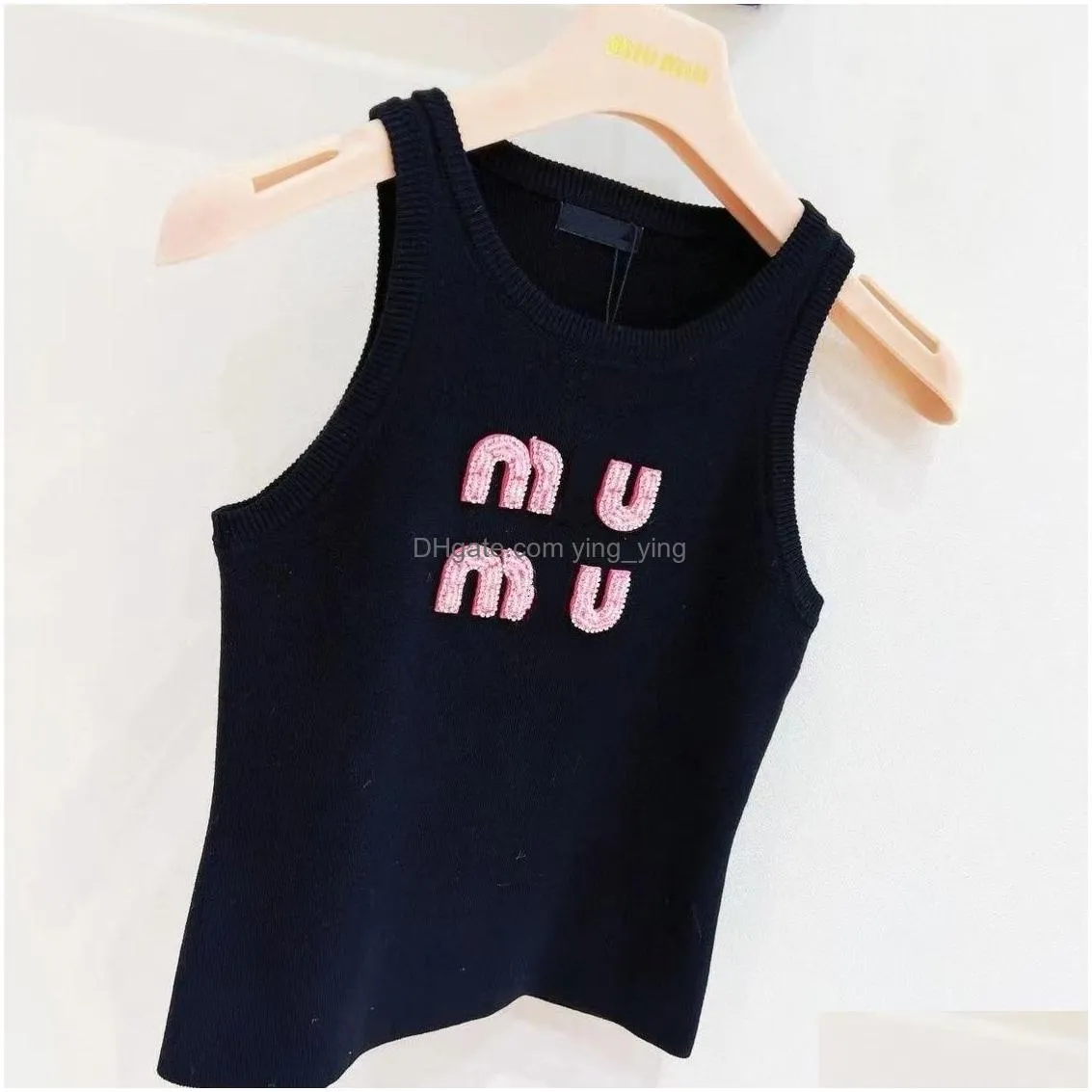 womens clothes t shirt designer women sexy halter tops party crop top embroidered tank top spring summer backless shirt