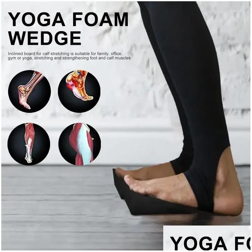 Yoga Blocks Lightweight And Portable Non-slip Squat Wedge Block Ramp Deadlift Calf Stretcher Slant Board Strength For