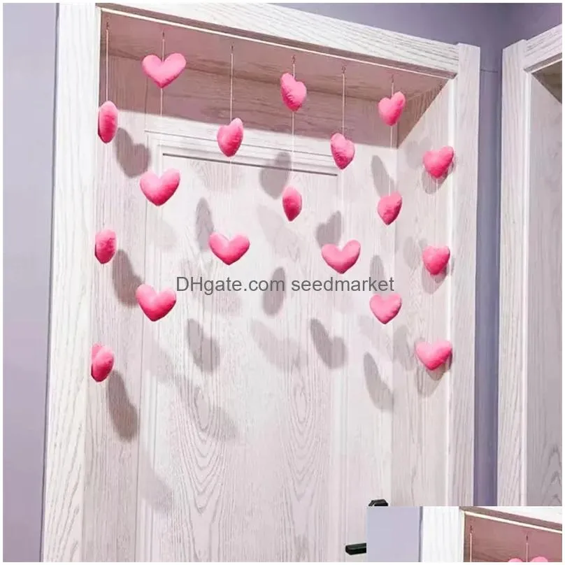 curtains heart decor curtains novelty curtains window living room curtain divider string home decorations curtain beadstassel door