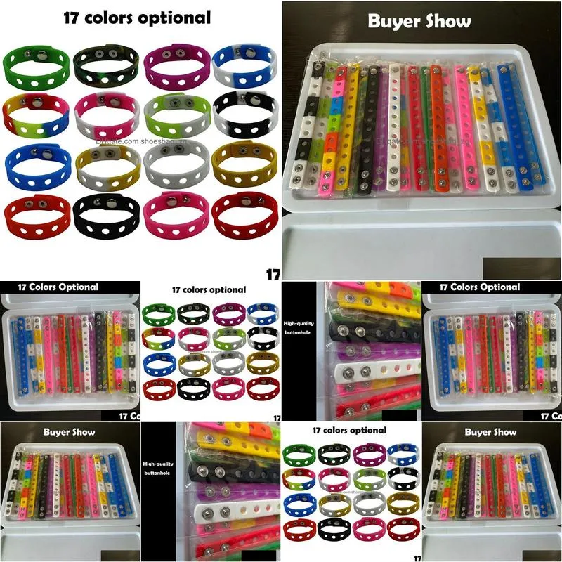 1 LOT=100PCS Silicone Wristbands Cartoon Wrist Strap Adjustable Sports Bracelet Bands Kids Gift Party Gift 18CM 17 Colors