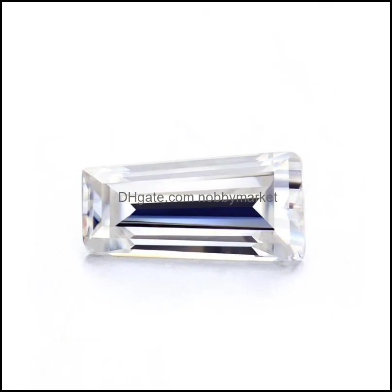 0.3Ct0.6Ct2x3x5MM3x5x6MM Trapezoid Cut D/F Color VVS Clarity Perfect 3EX Cut Synthetic Lab Diamond Moissanite Stone Loose Diamond