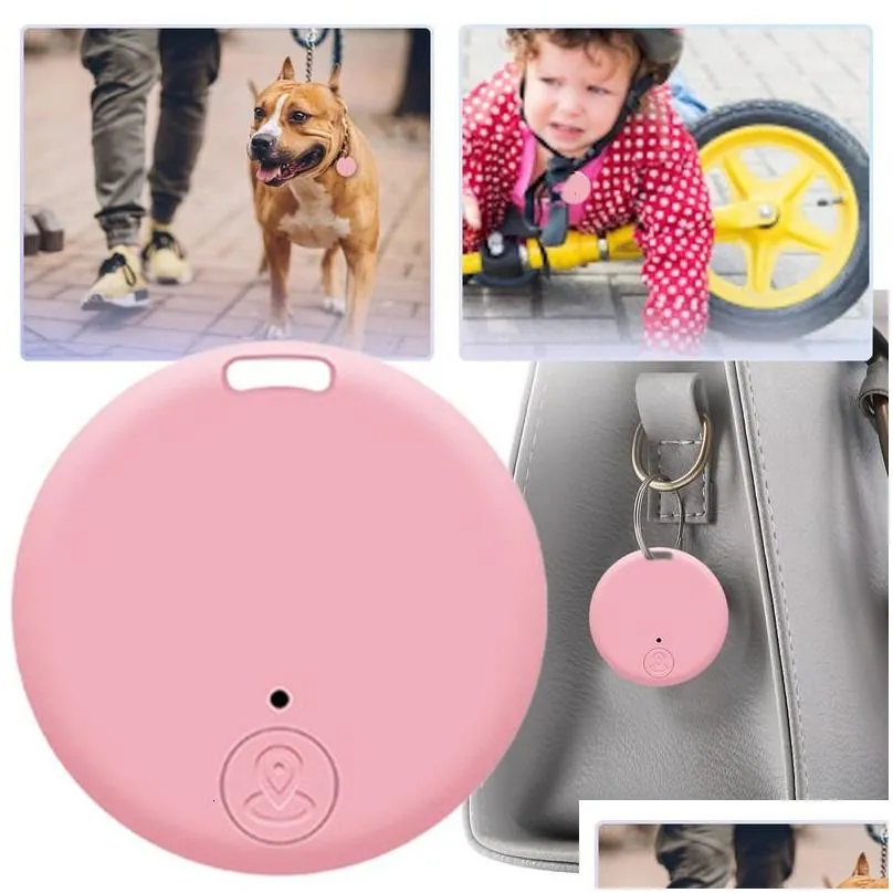 Dog Training & Obedience Cat Gps Bluetooth 5 0 Tracker Anti Lost Device Round Pet Kids Bag Wallet Tracking Smart Finder Locator 221114 Dhjuh