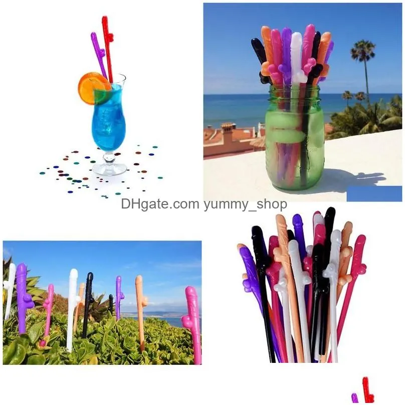 drinking straws naughty sip sts penis shaped for hen / girls party prom bar/pub supply drop delivery home garden kitchen dining bar ba