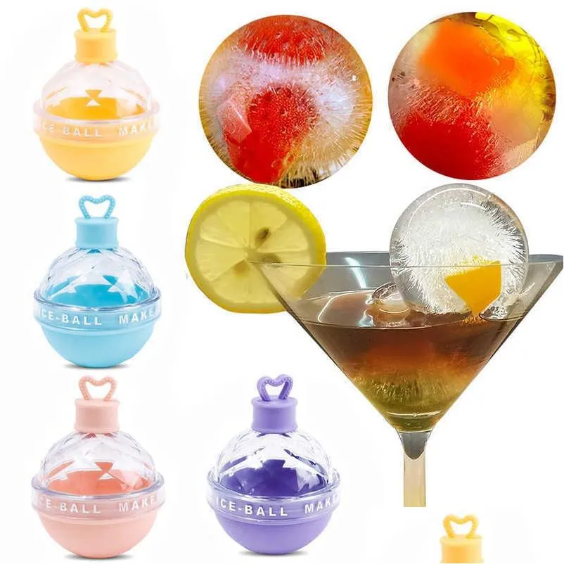  round ball ice cube mold ice cream ice ball maker plastic ice mould diy whiskey coffee drink bar tool kitchen gadget accessories