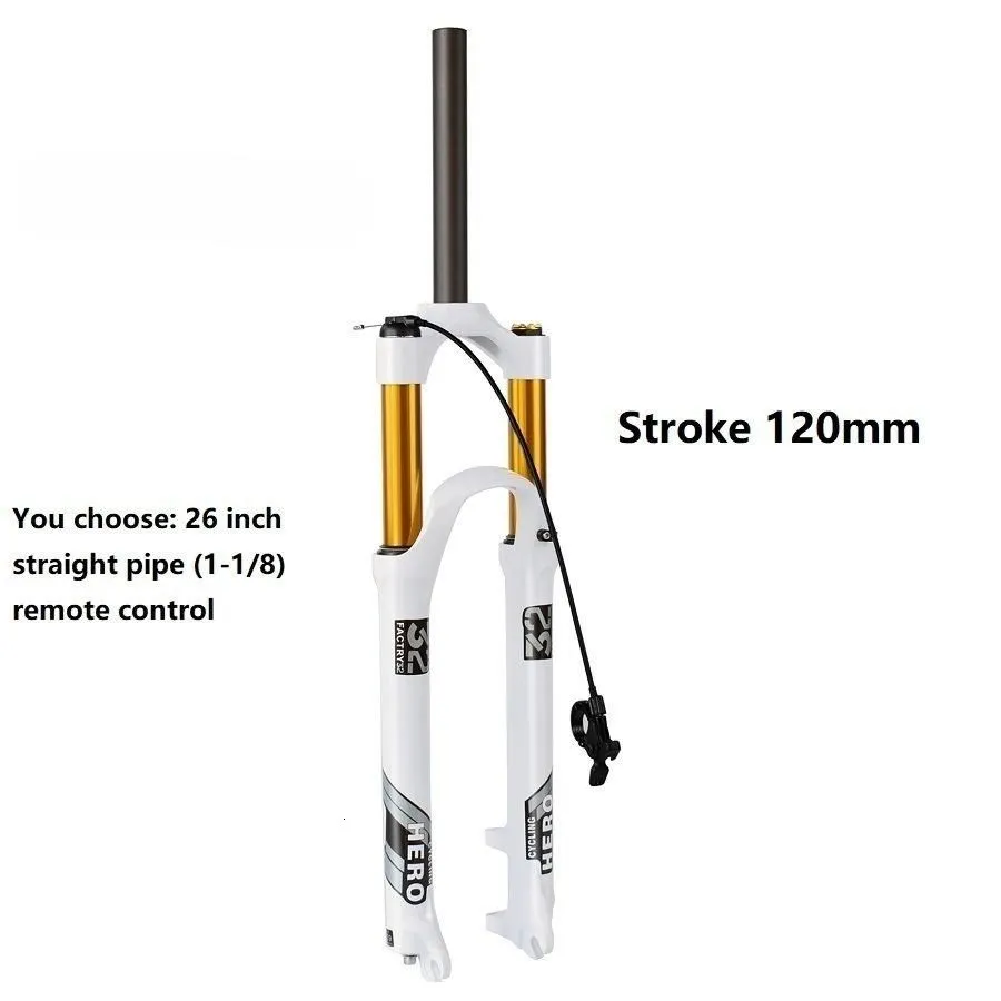 Bike Forks 120mm Travel MTB Air Fork Magnesium Alloy Shock Absorbing 26 27 5 29 Inch Suspension Mountain DH AM XC Cycling Parts 230922