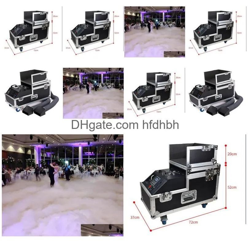 3000w water mist wedding wedding double tube smoke machine wedding party stage performance spray fog machine