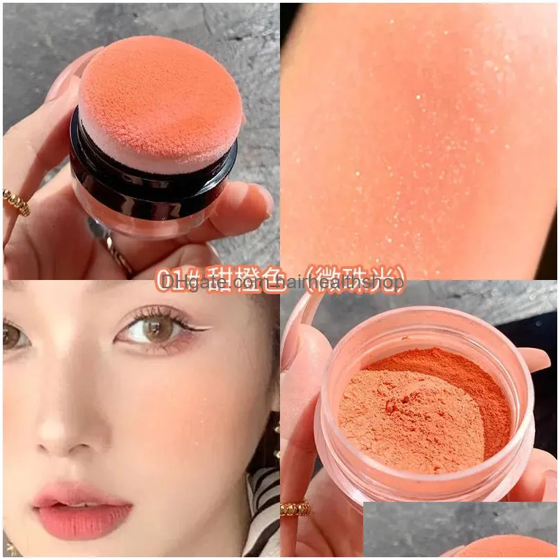 Blush Makeup light colours Blusher Face Powder Pigment Mineral Peach Korean Professional Texture Cheek Pprivate Label Cosmetics 230725